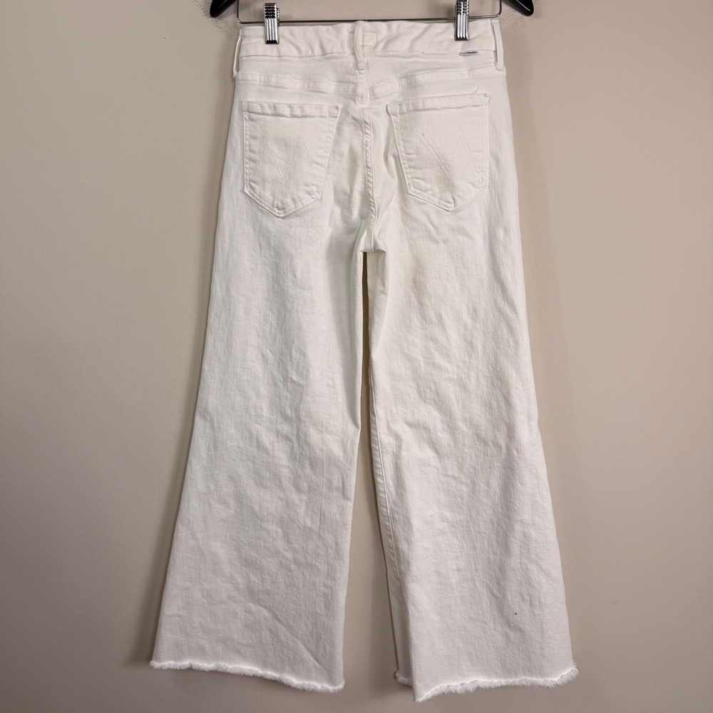 Mother The Roller Fray‎ Jeans in Fairest Of Them All Wide Leg Size 28 - Picture 3 of 12